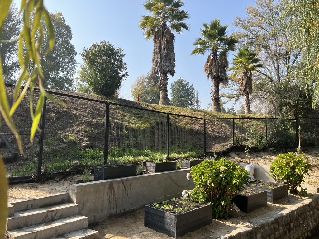 Huertos en el jardín